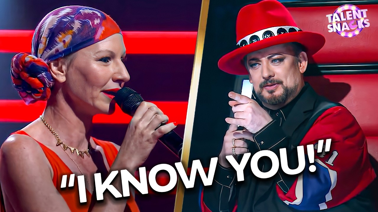 Boy George Froze When He Recognized Her Voice | The Voice
