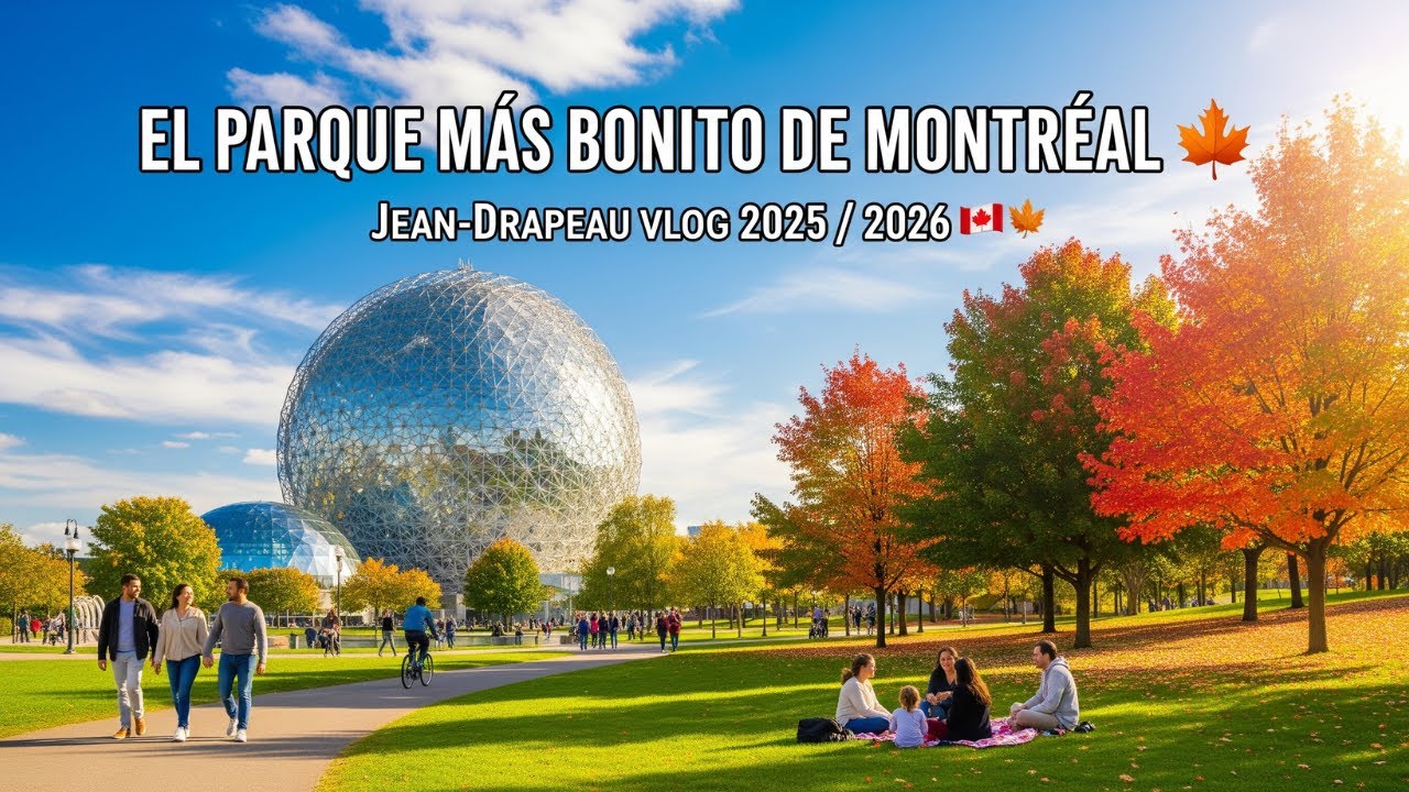 El Parque Más Bonito de Montreal 🇨🇦 | Jean-Drapeau Vlog 2025 / 2026 🌳🍁