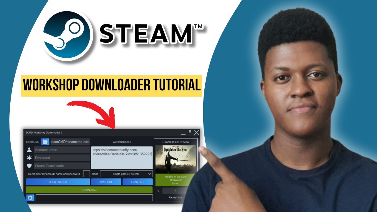 Руководство по загрузчику Steam Workshop (2025)