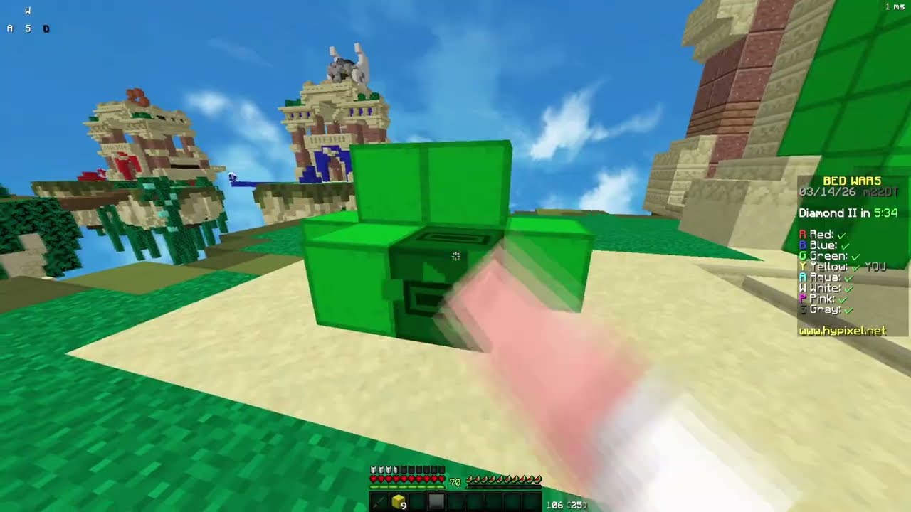The Cleanest Solo Bedwars Gameplay