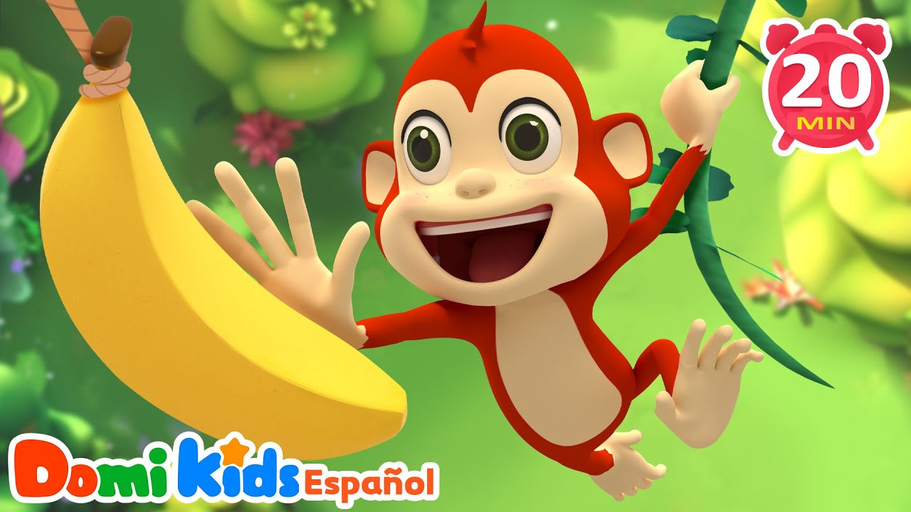 Cinco Monitos y el Doctor 😷🐒 | Canciones Infantiles | Domi Kids