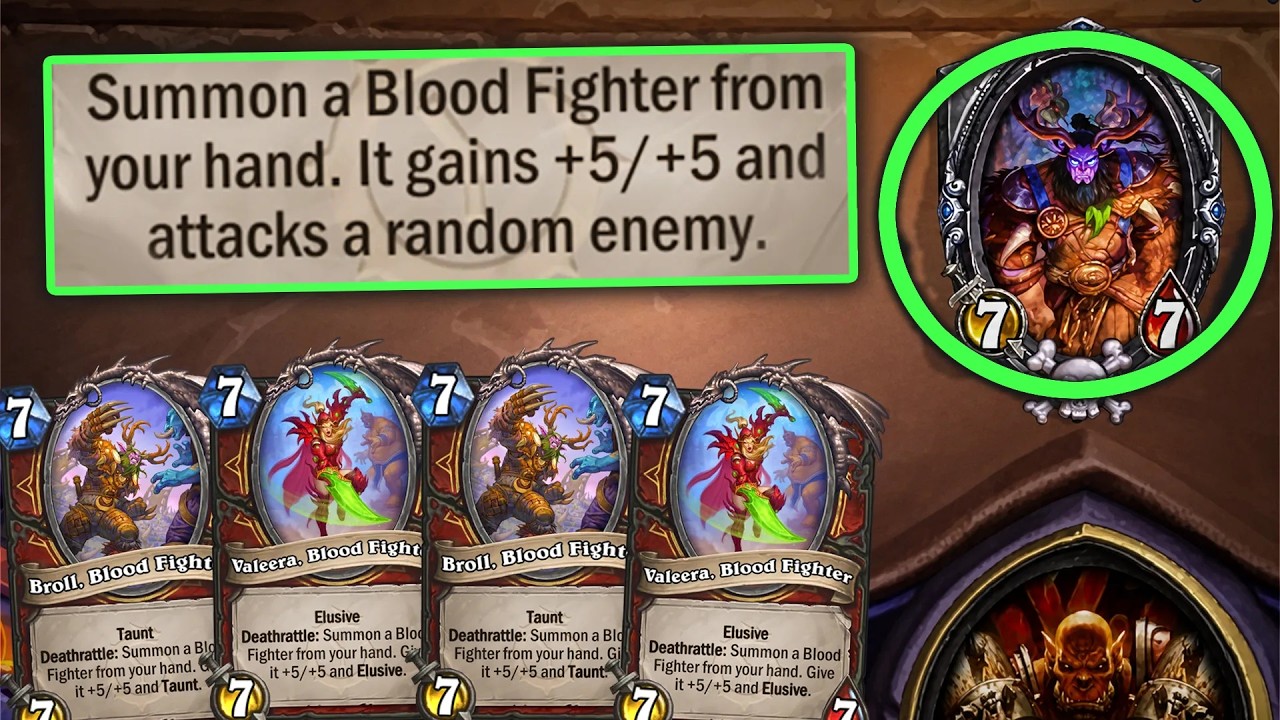 73% WR to Legend with new Lo'gosh Warrior! 6 Blood Knights is unstoppable!