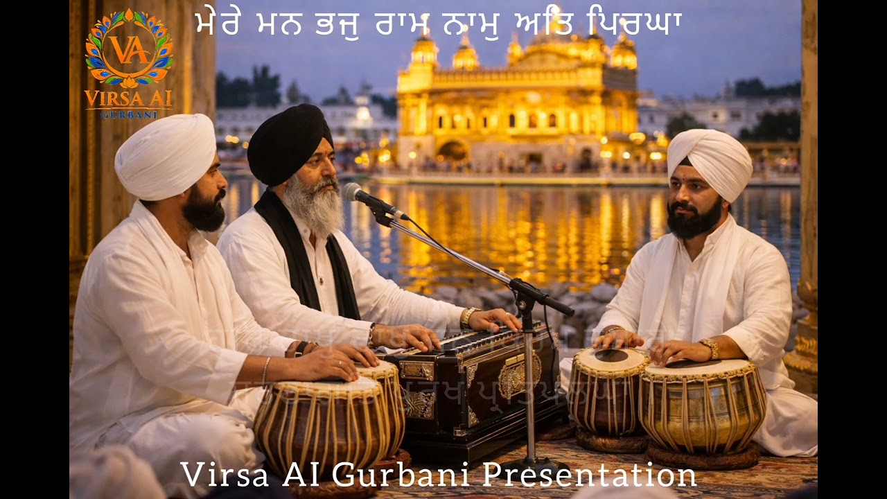 ਮੇਰੇ ਮਨ ਭਜੁ ਰਾਮ ਨਾਮੁ ਅਤਿ ਪਿਰਘਾ ।