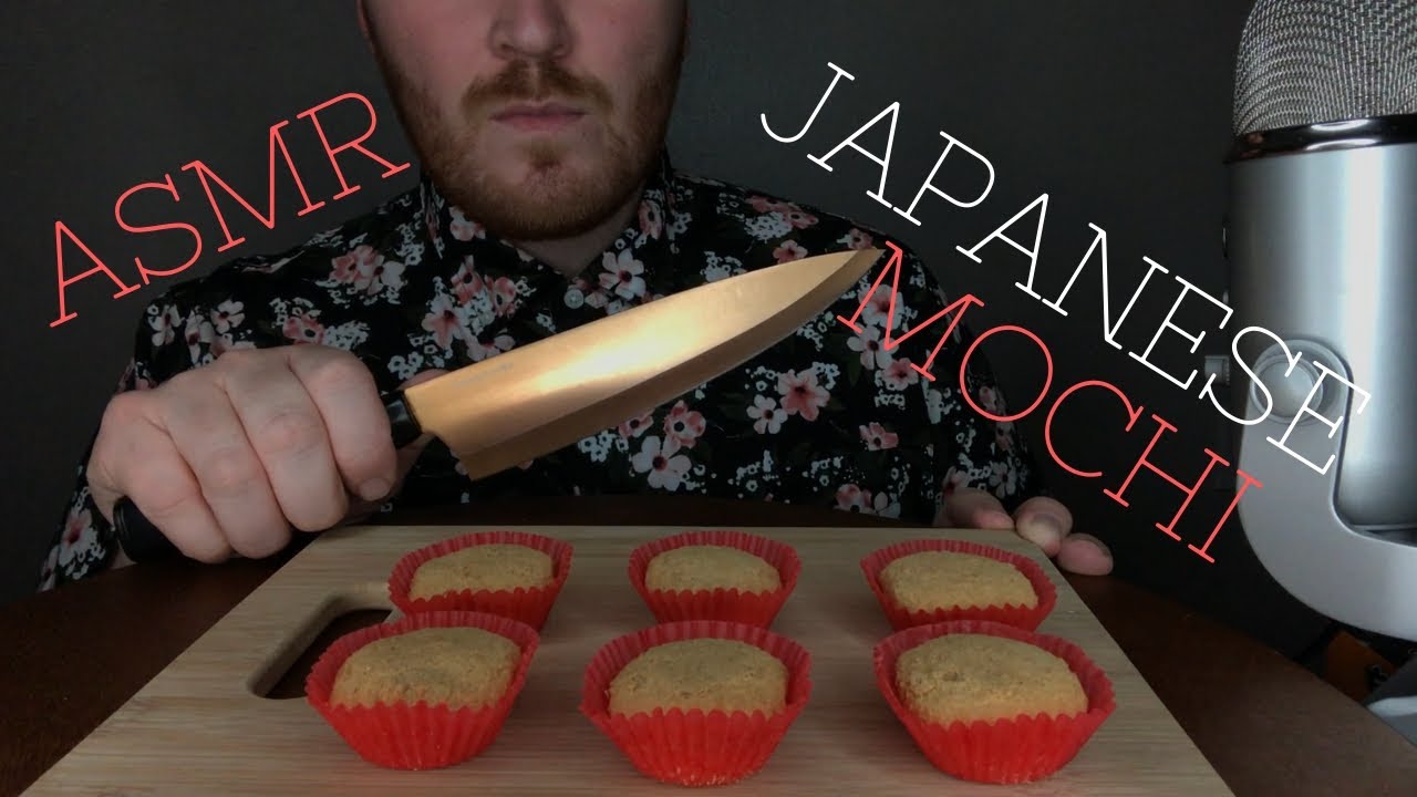 ASMR Japanese Peanut Mochi (EATING SOUNDS)