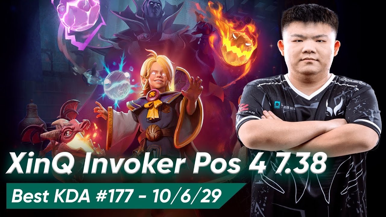 XINQ INVOKER SUPPORT POS 4 | Dota 2 Pro Gameplay 7.38