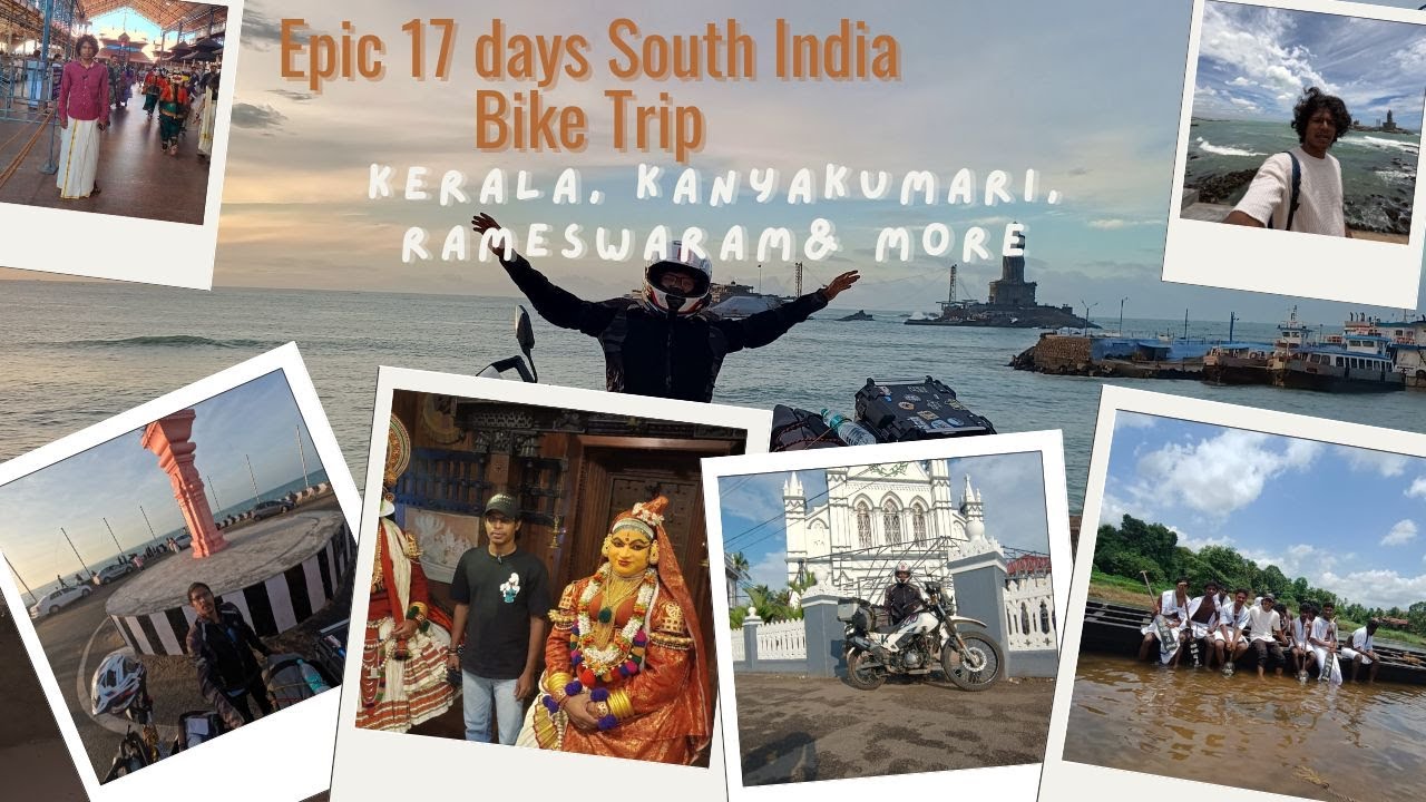 Epic South India Bike Trip: Kerala, Kanyakumari, Rameswaram & Beyond! Full video #southindiatravel