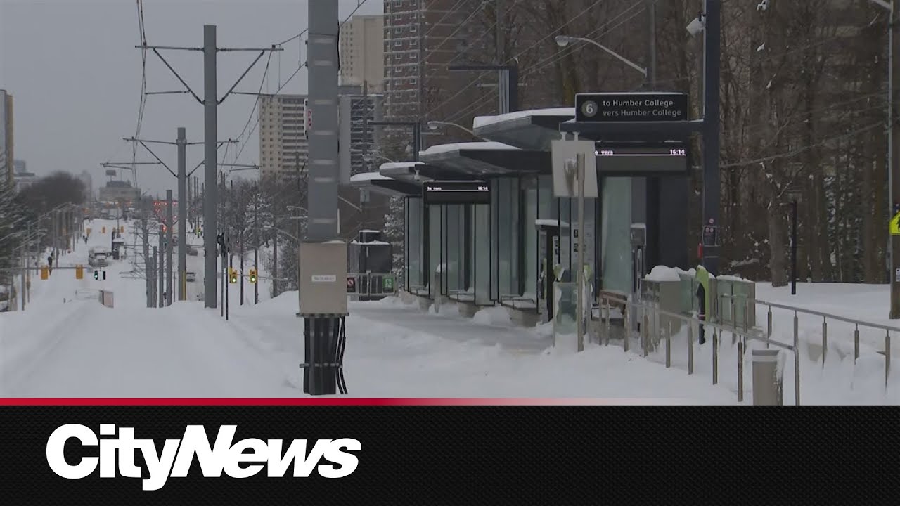 Finch West LRT shut down again over weather conditions