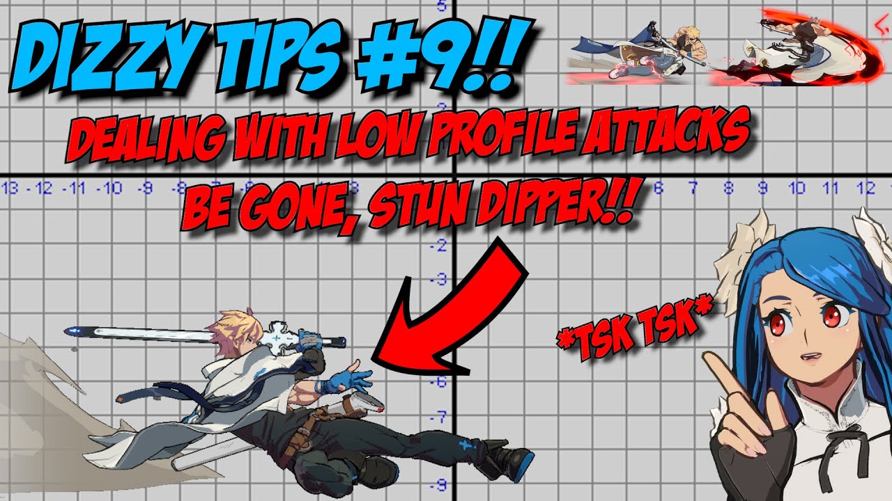 [DIZZY TIPS] Episode 9: Counter Low Profile Attacks. OSing for CHs. Guilty Gear Strive GGST.