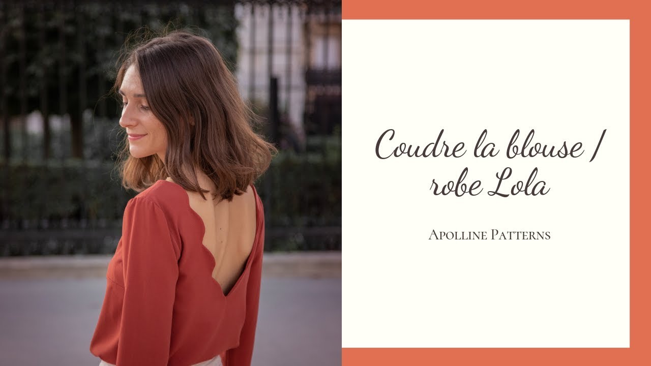 DIY : coudre la blouse / robe Lola chez Apolline Patterns
