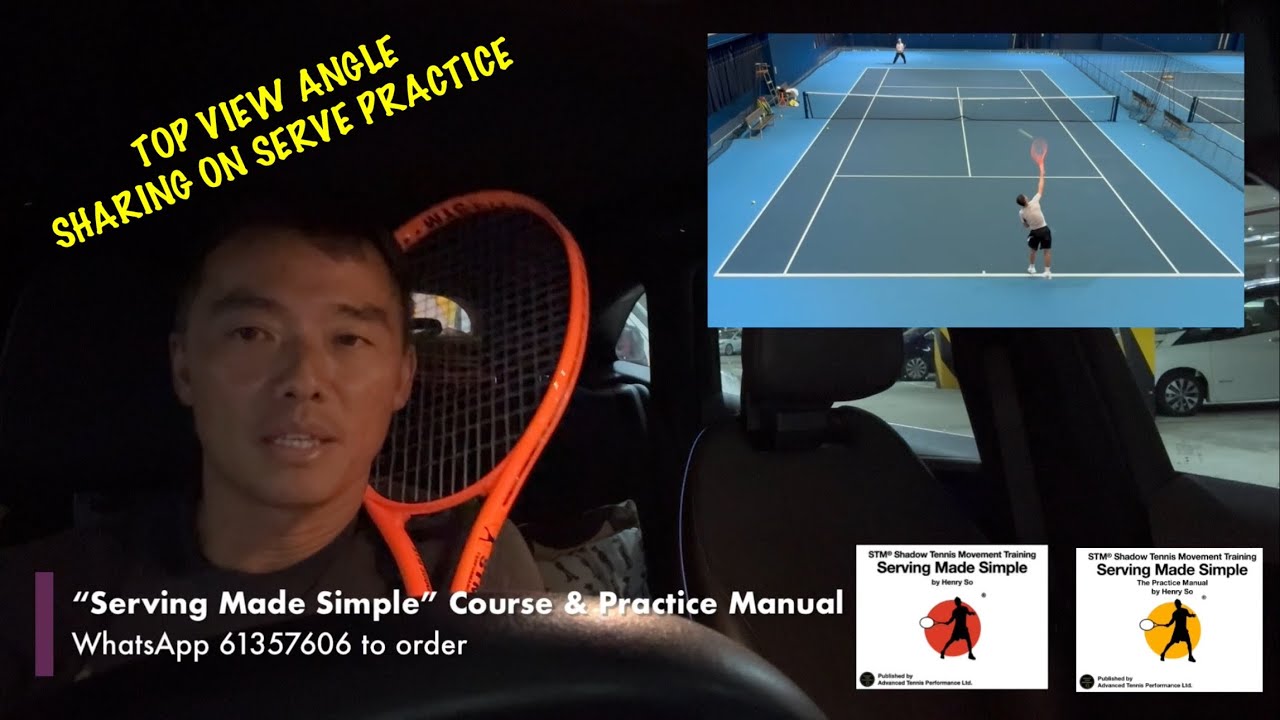 Pt 2 “Serving made Simple” course & practice Manual🎾買球拍送一個課程🎾WhatsApp 61357606 to order