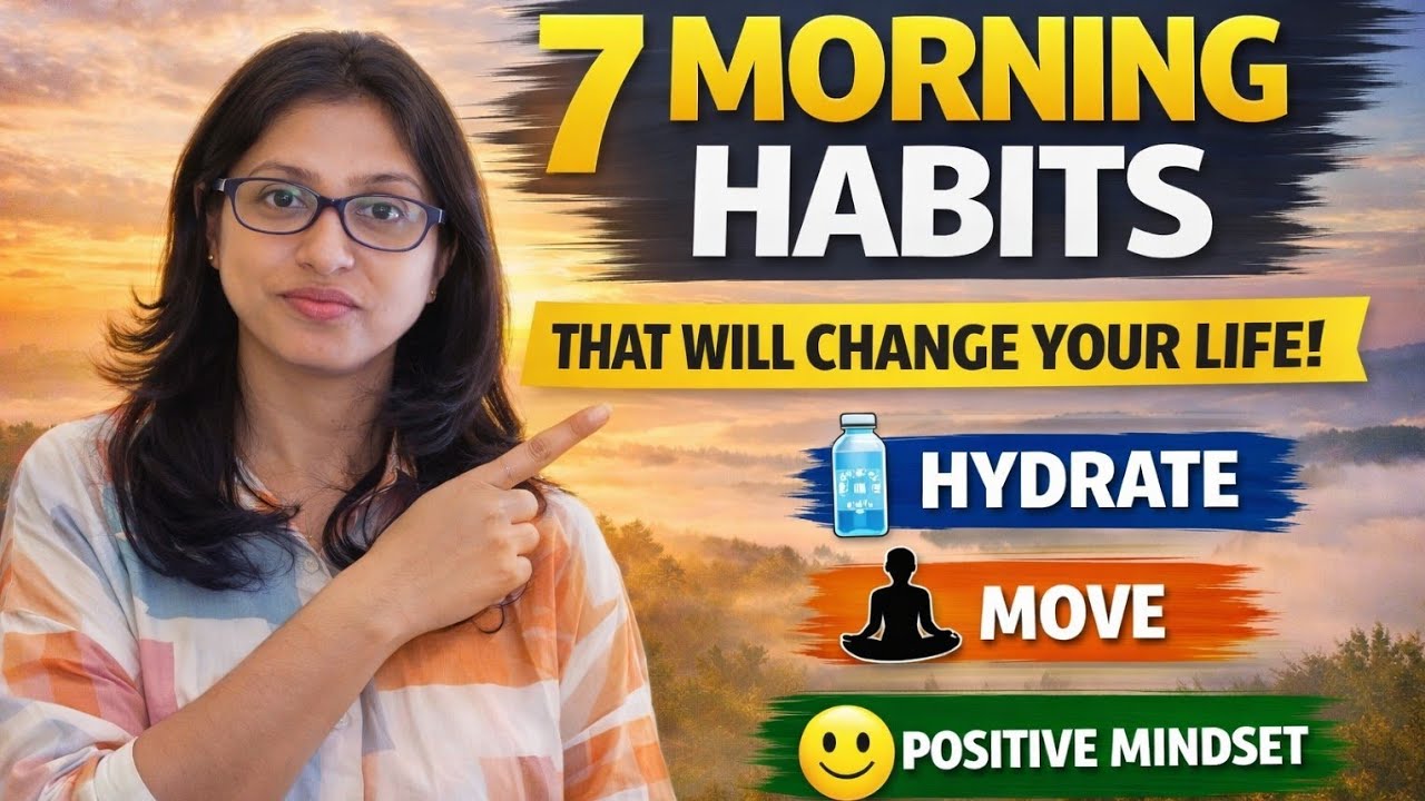 7 Morning Habits That Can Change Your Life/Daily Routine for Success #youtubevideo#habits#viral#like