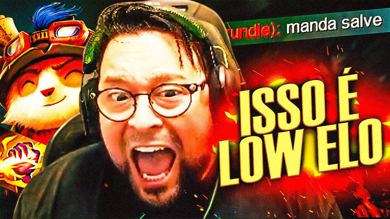 RAGES, TEEMO JUNGLE E UMA DAS PARTIDAS MAIS FEIAS DO LOW ELO | League of Legends