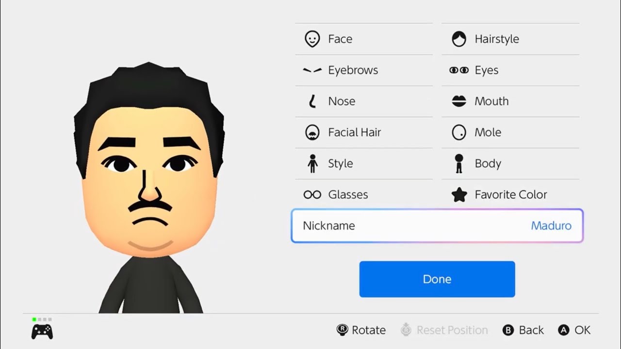 How to make a Nicolás Maduro mii