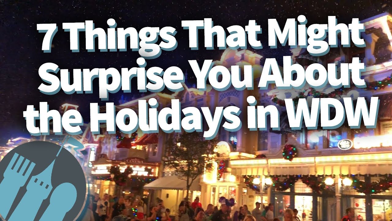 7 Things That Might Surprise You About the Holidays in Walt Disney World!
