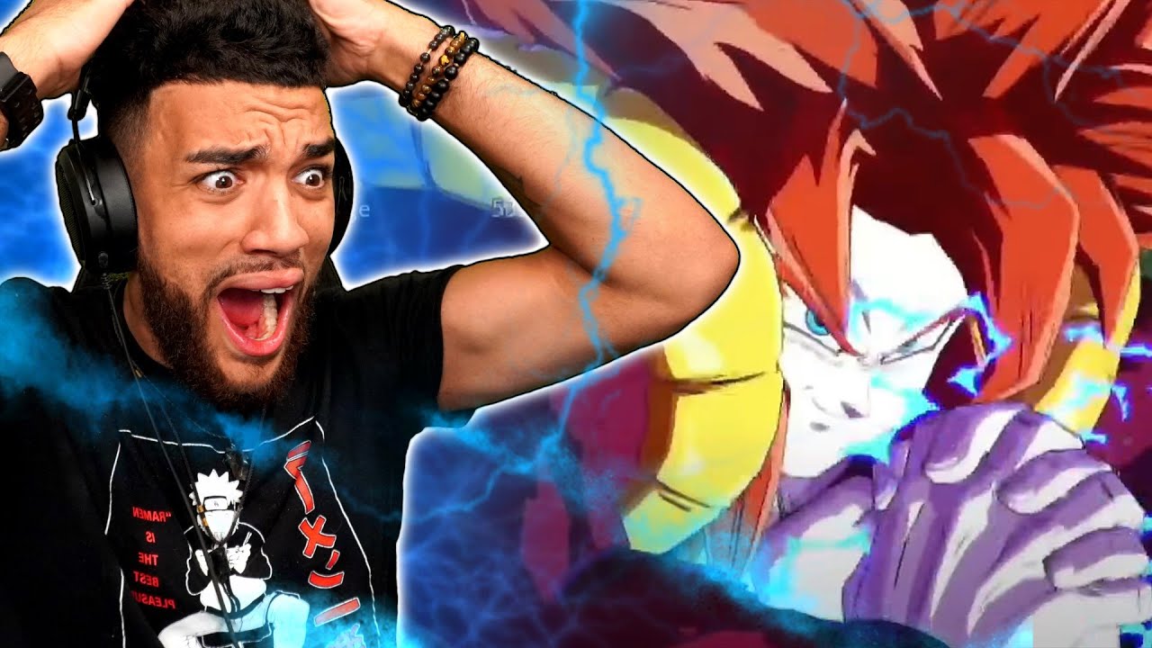 SSJ4 Gogeta's INSTANT KILL 100X BIG BANG KAMEHAMEHA! REACTION Dragon Ball FighterZ DLC