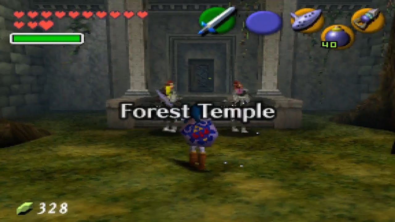 Оми играет в Ocarina of Time в аналоговом 3D, часть 13.