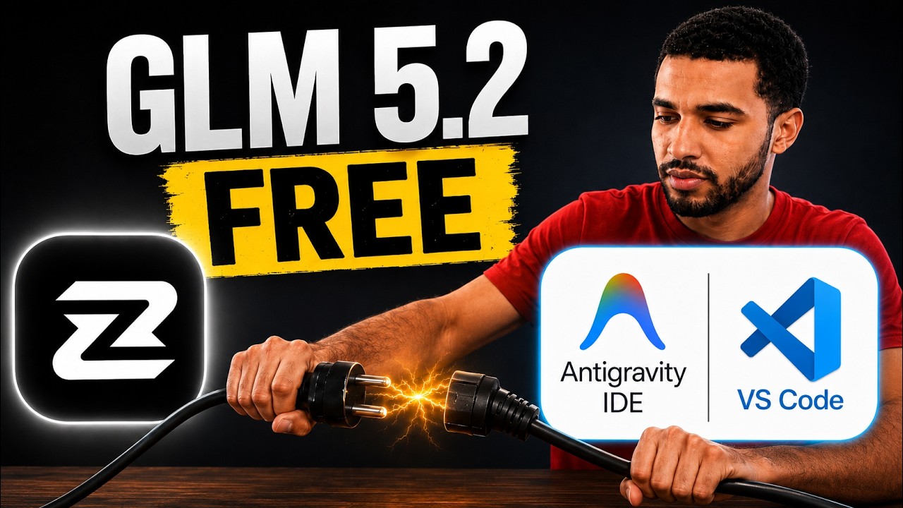 Бесплатный запуск GLM 5.2 с помощью Antigravity / VS-Code