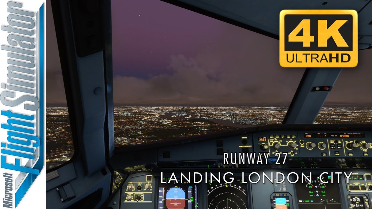 4K ULTRA HD | Landing London City🇬🇧 | Xbox series X | Microsoft Flight Simulator 2020