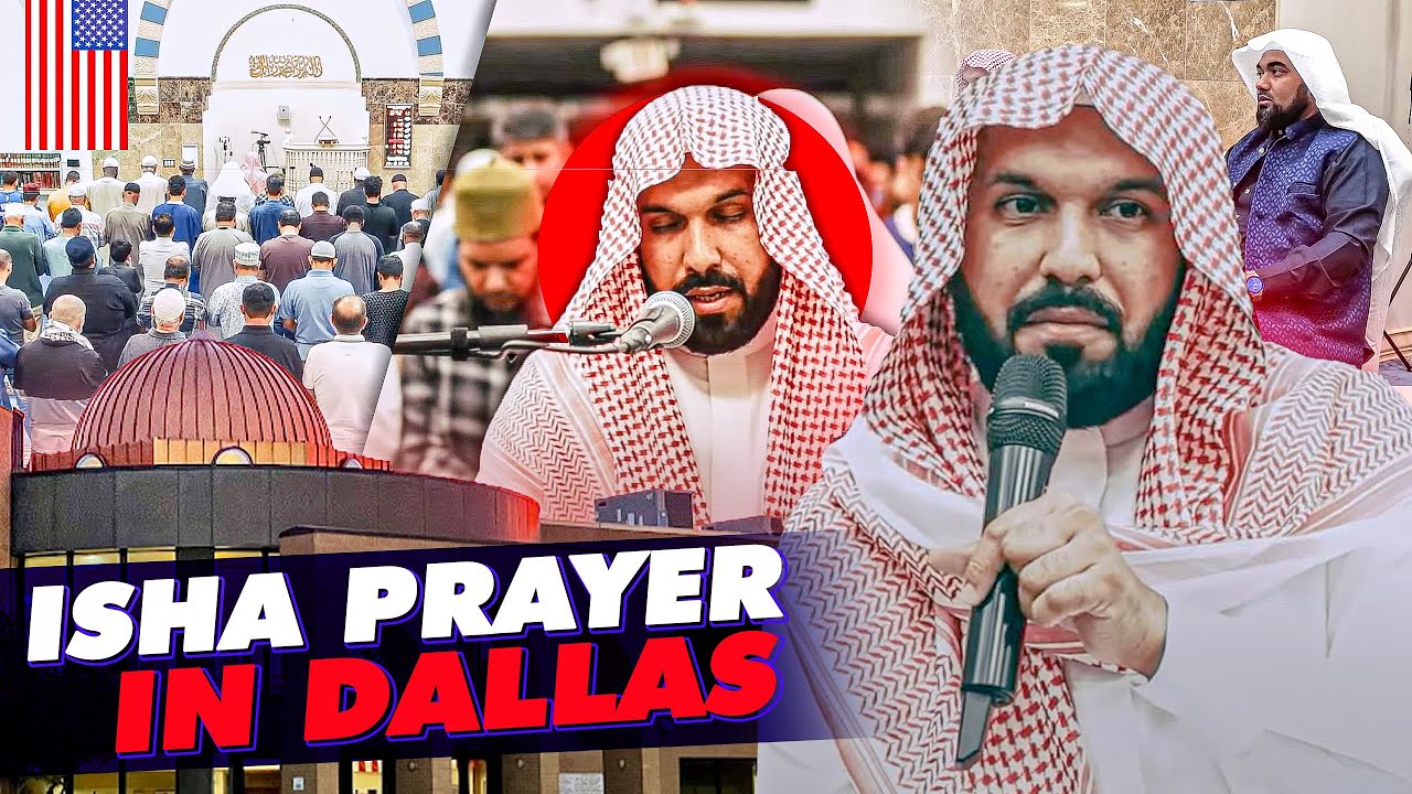 Isha Prayer Led by Zubair Riaz at Islamic Association North Texas 🇺🇸 Dallas, Question Answer