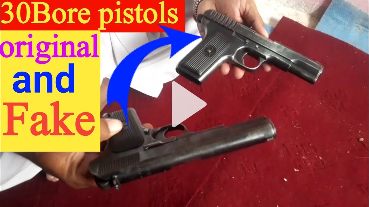 TT30 bore original pistol Our Fake 30bore pistol Nishani]Technical zaman77