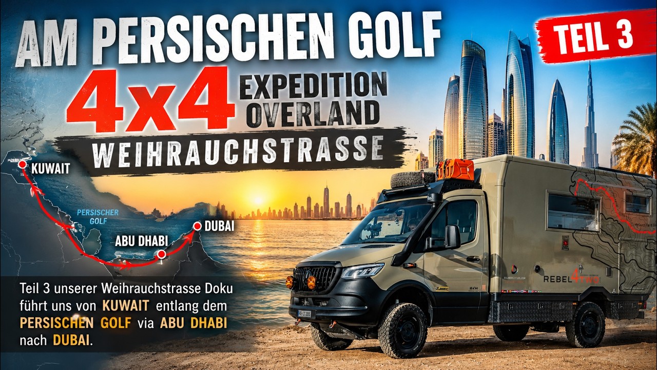 AM PERSISCHEN GOLF | 4x4 Overlanding Abenteuer WEIHRAUCHSTRASSE (Teil 3)