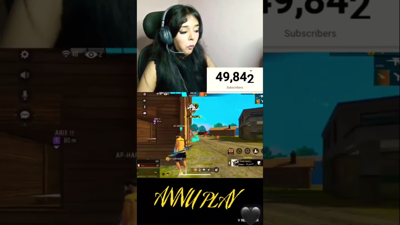 annu play live reaction 💀 @AnnuPlaylive #garenafreefiremax #freefireclips #freefireshorts