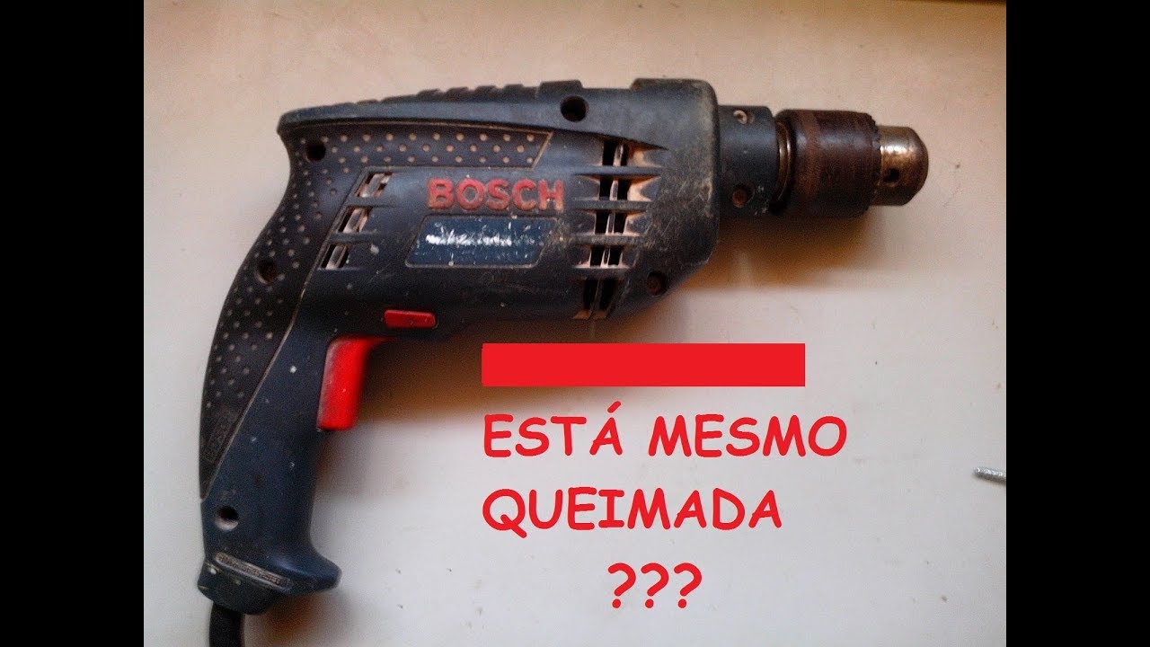 Descobrindo defeito furadeira Bosch