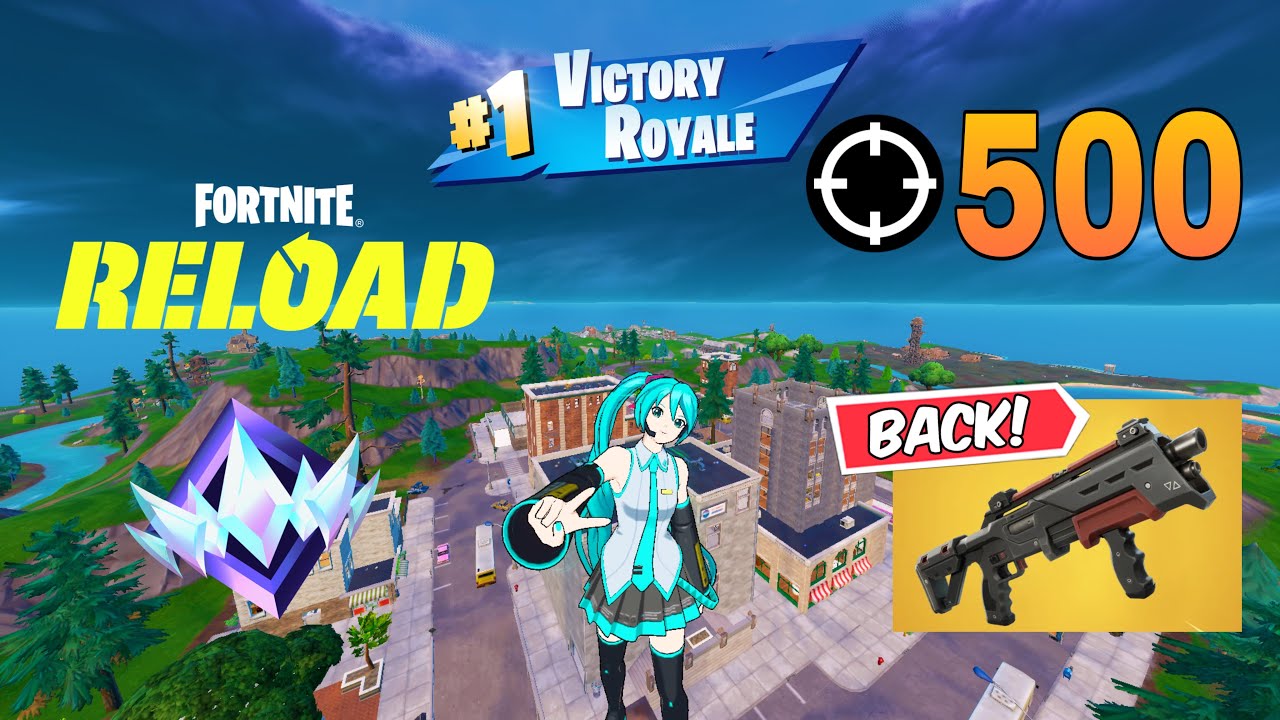 NEW HATSUNE MIKU SKIN! | OG Fortnite Reload | High Kill Gameplay | Keyboard & Mouse | Handcam
