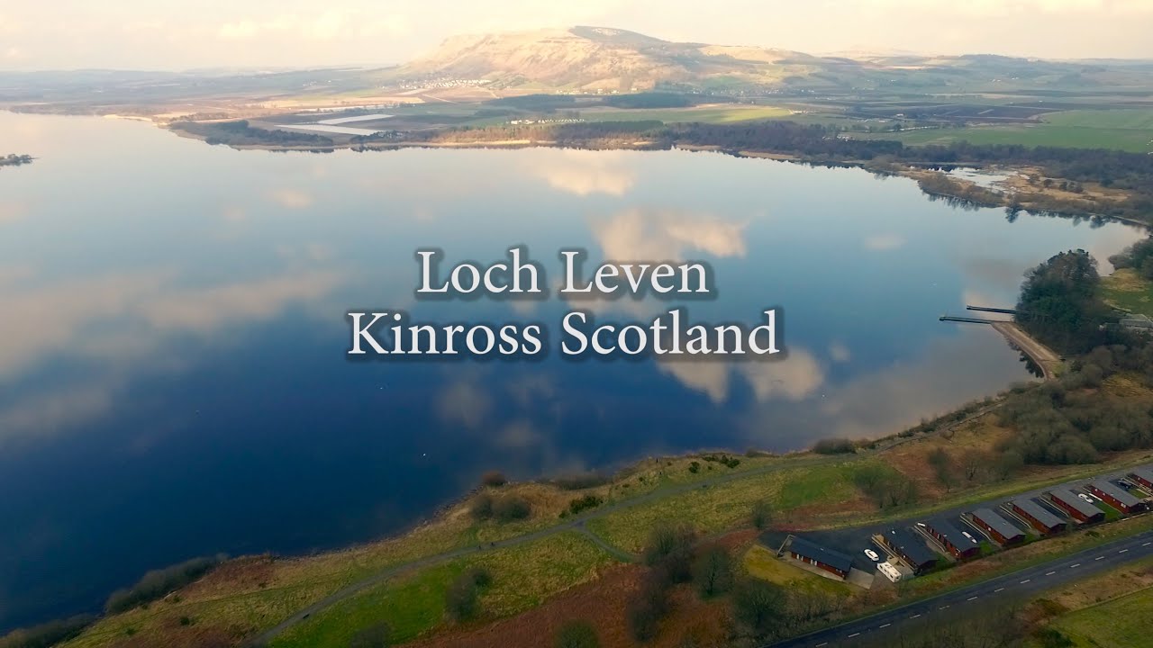 Loch Leven Kinross Scotland Phantom 3 Pro Drone Flight Castle Harbour