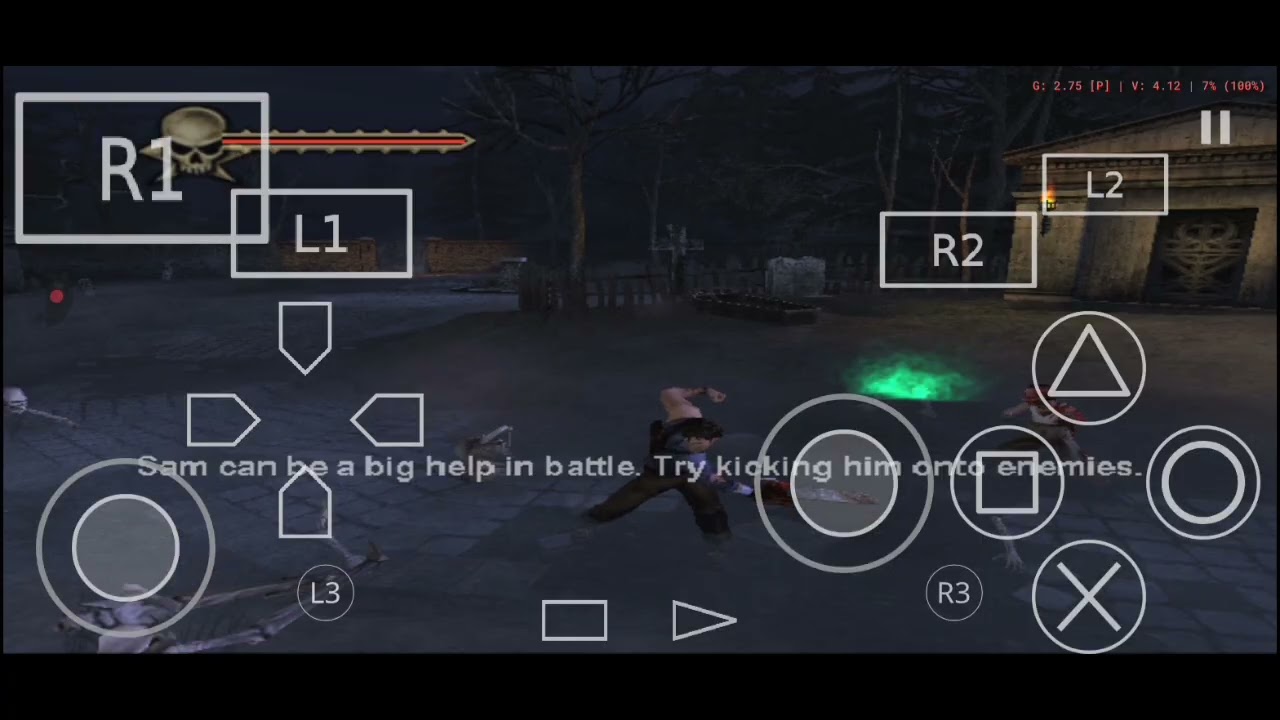 Evil Dead Regeneration i Gameplay Aethersx2 Amv A7X Hail To The King
