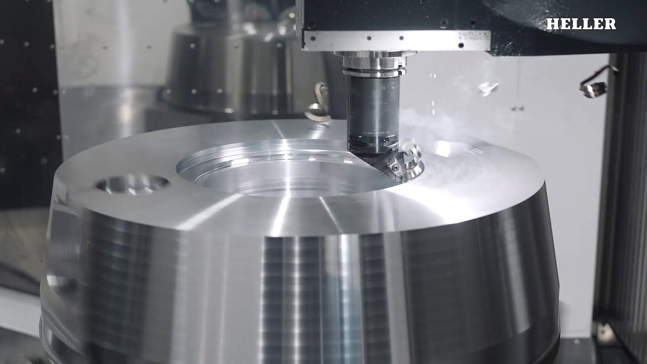 HELLER F 8000 | 5-axis demo machining | Mill-Turn