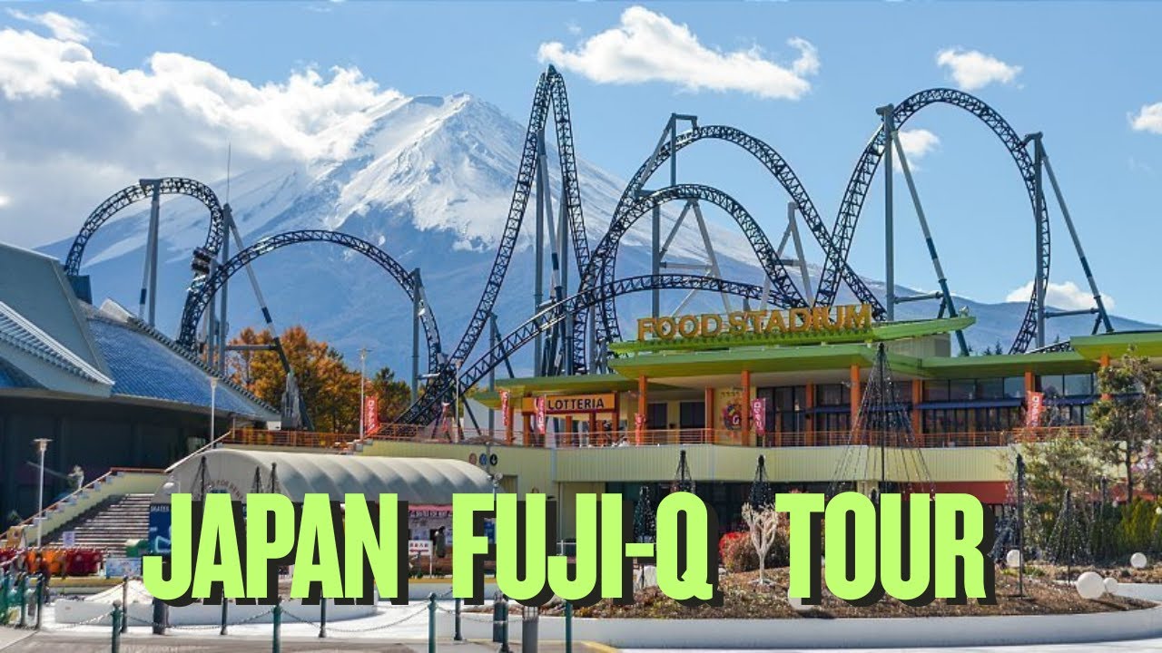 Fuji-Q Highland Walking Tour 4K | Discover Japans Most Intense Theme Park With Mount Fuji Views