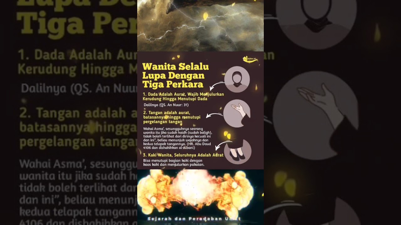 3 Perkara yang wanita selalu lupa #motivasiislam #dosawanita #trending #shorts