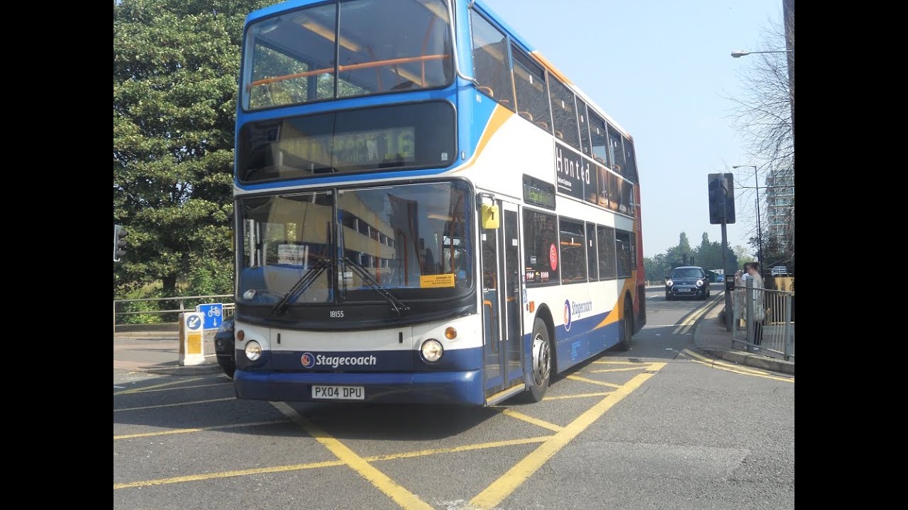 Stagecoach Midland Red TransBus Trident (ALX400) 18155 PX04 DPU on route 16 to Ecton Brook