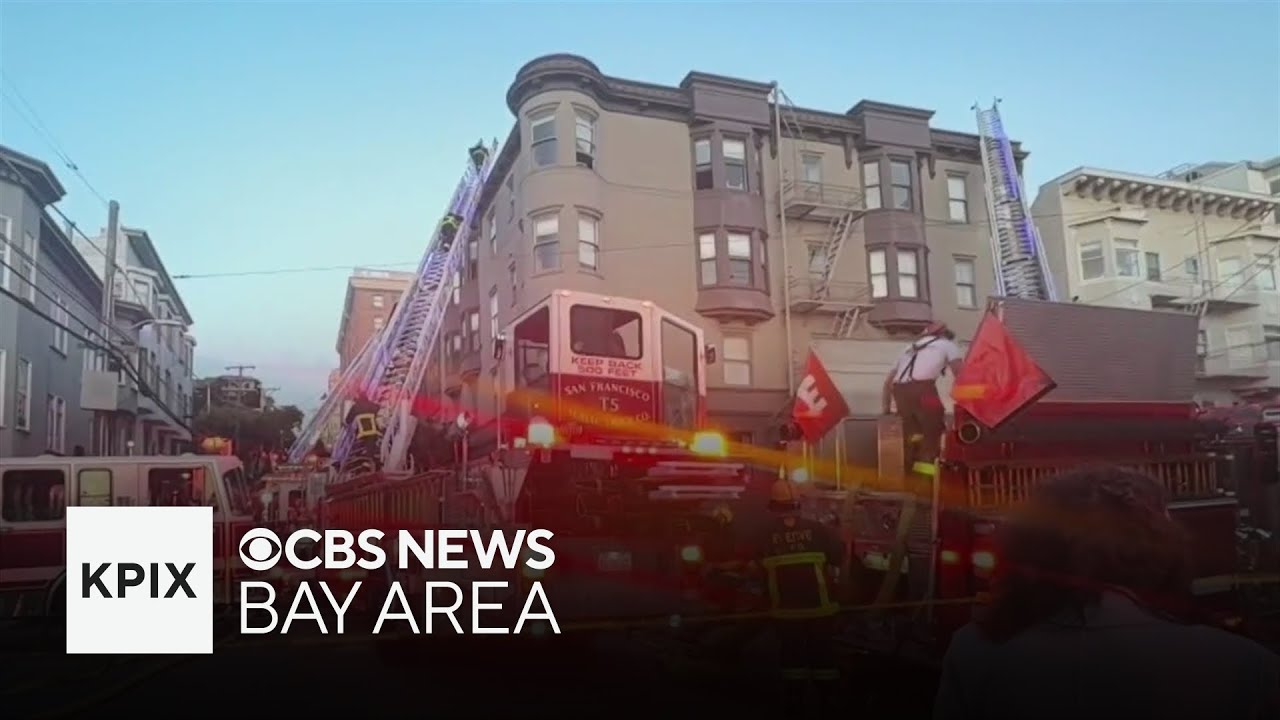 Multiple floors burn in San Francisco apartment fire