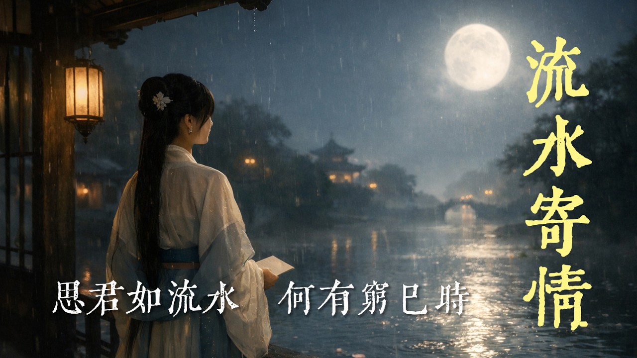 思君如流水｜魏晋古诗新唱｜深情古风歌曲｜一曲入心的相思之歌【高质感国风MV】