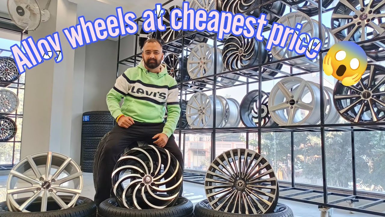 Cheapest alloy wheels at BM Tyres in Amritsar 😱 | All Size Available 13 to 26 Inches 😱