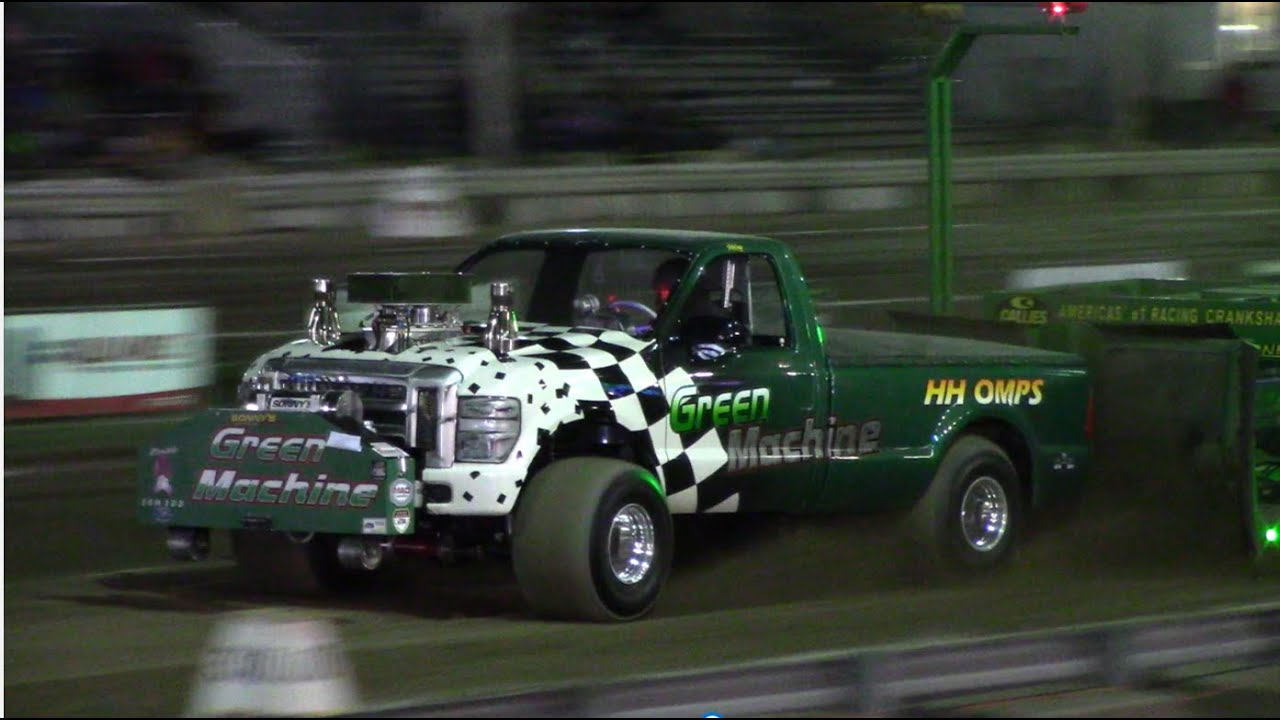 2021 Modified 4WD Truck Pulling. NTPA Fulton County Fair Pull.  Wauseon, OH