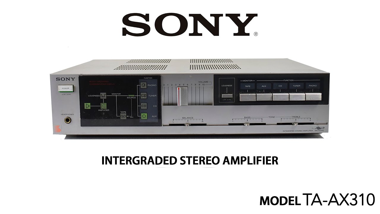 Sony TA-AX310 Amplifier Repair, Restoration & Upgrade.