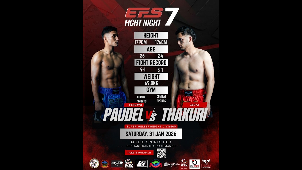 Shiya Thakuri vs Pushpa Poudel I EFS FIGHT NIGHT 7
