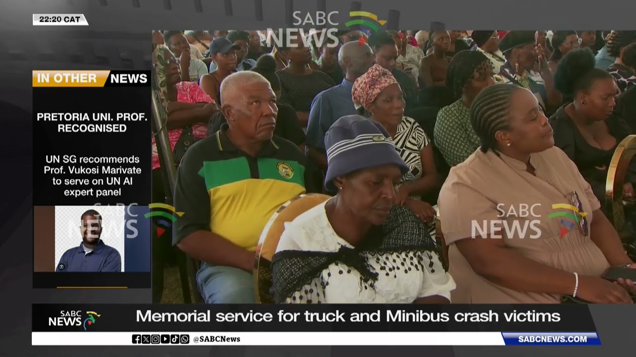 Memorial service for truck and Minibus crash victims