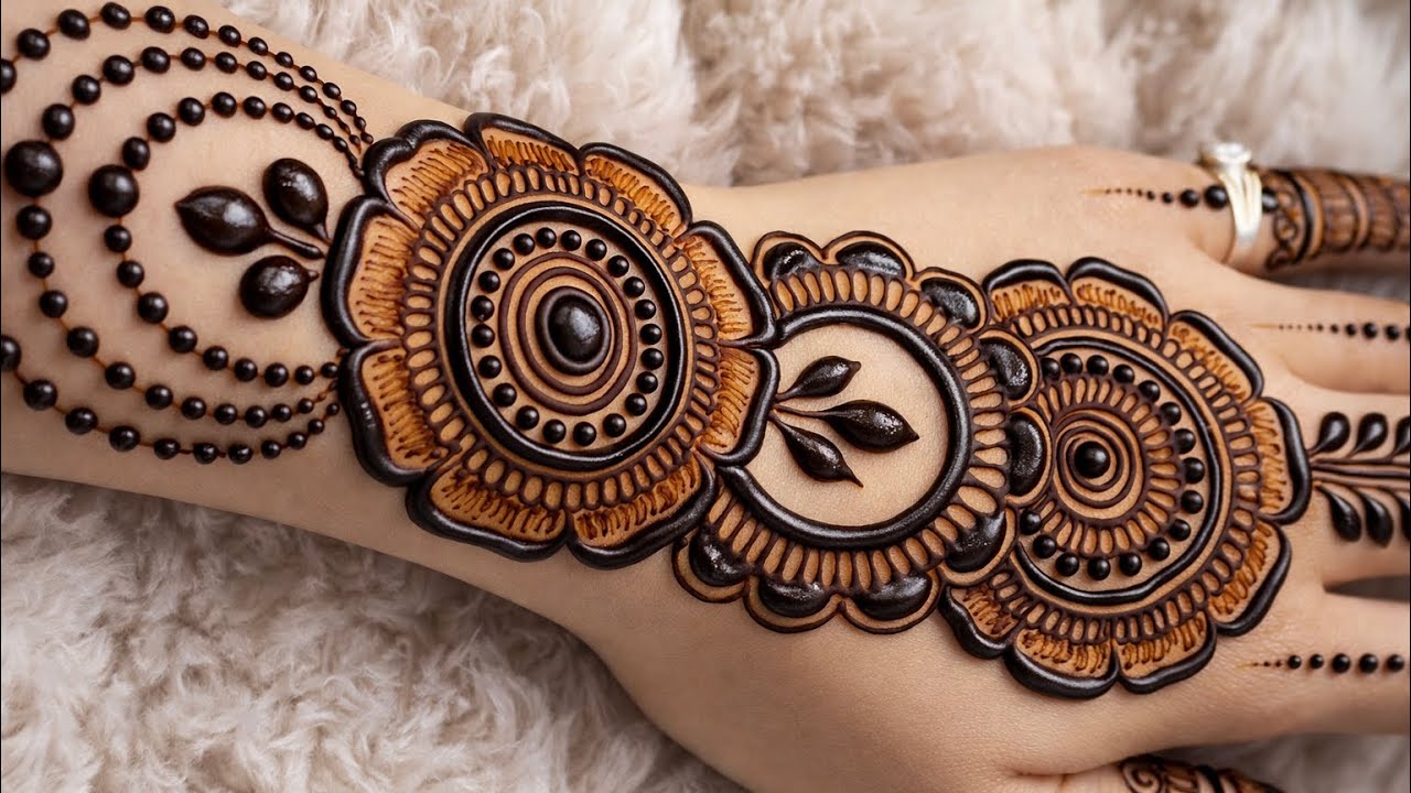 Easy Arabic Mehndi Design for Front Hand | Latest Stylish Mehndi 2026 | Aaru Artistica
