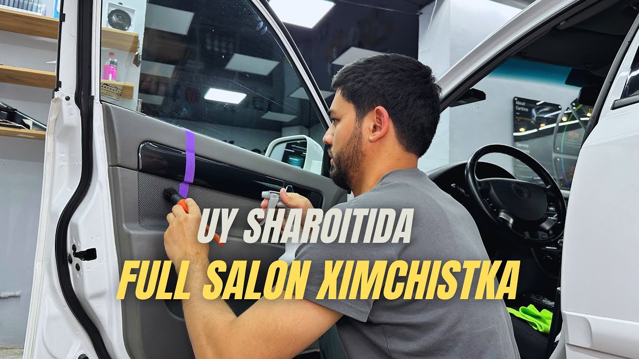 Uy sharoitida full salon ximchistka qilishni o'rganamiz.