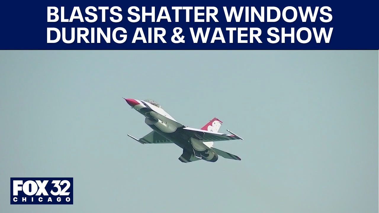 Blasts shatter windows during Air & Water Show practice