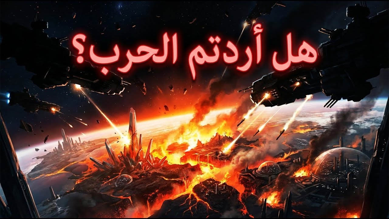قال رجل: هل تريدون الحرب؟ إذن شاهدوا كيف تتحول عوالمكم إلى رماد!