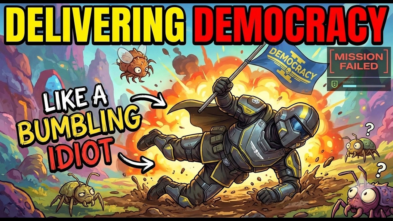 A Bumbling Idiot Delivering Democracy Across the Galaxy?