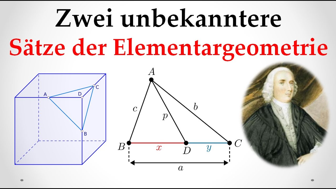 Satz von Stewart und Satz von de Gua