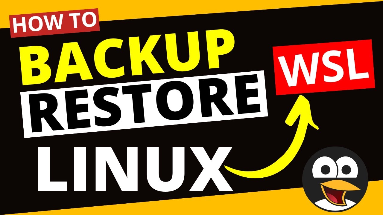 How to Backup and Restore Linux in WSL | WSL Export and Import-Windows