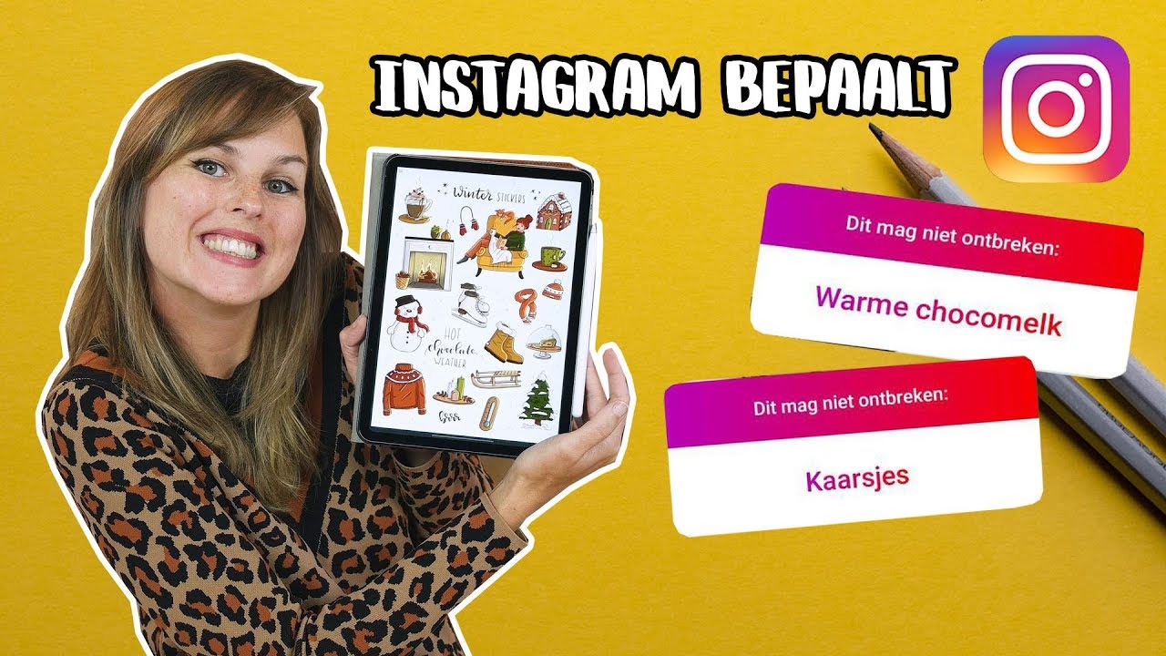 INSTAGRAM BEPAALT mijn STICKERS #2 Winterstickers