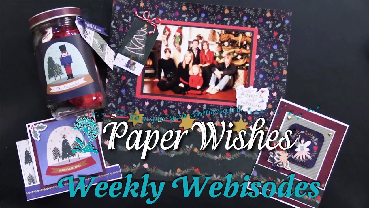 Christmas Paper Crafting Using Nutcracker Collection by Crafters Companion